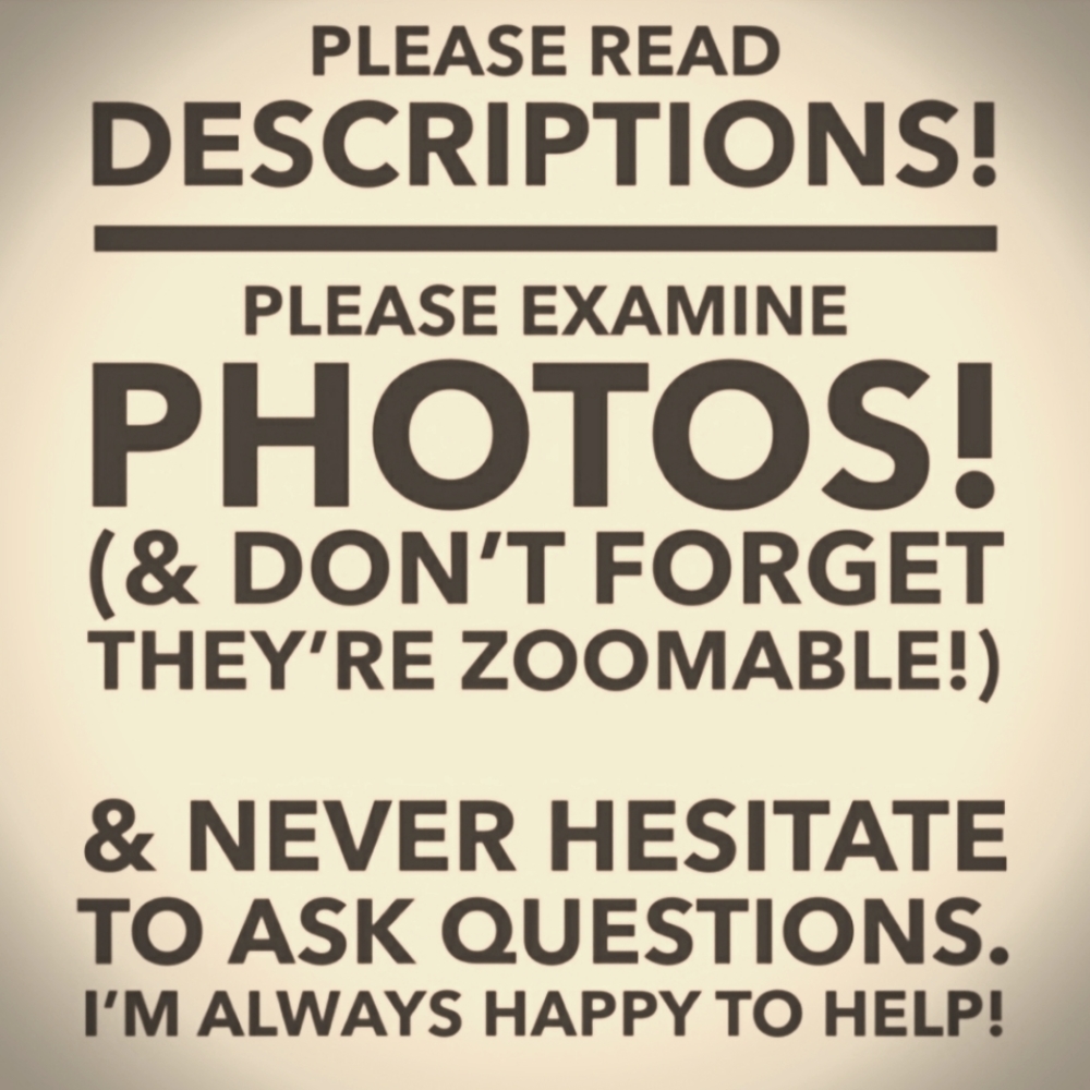 Please  read before purchasing